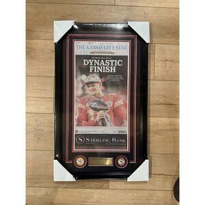 Kansas City Chiefs Super Bowl LVIII Kansas City Star Newspaper Framed